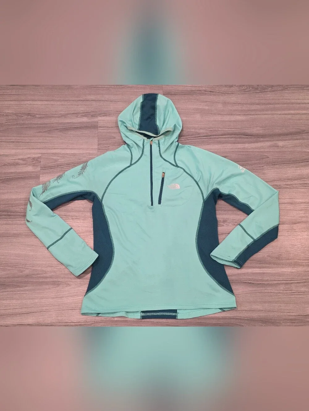 THE NORTH FACE Women Flight Series Vapor Wick Top 1/4 Zip Top Pullover Large